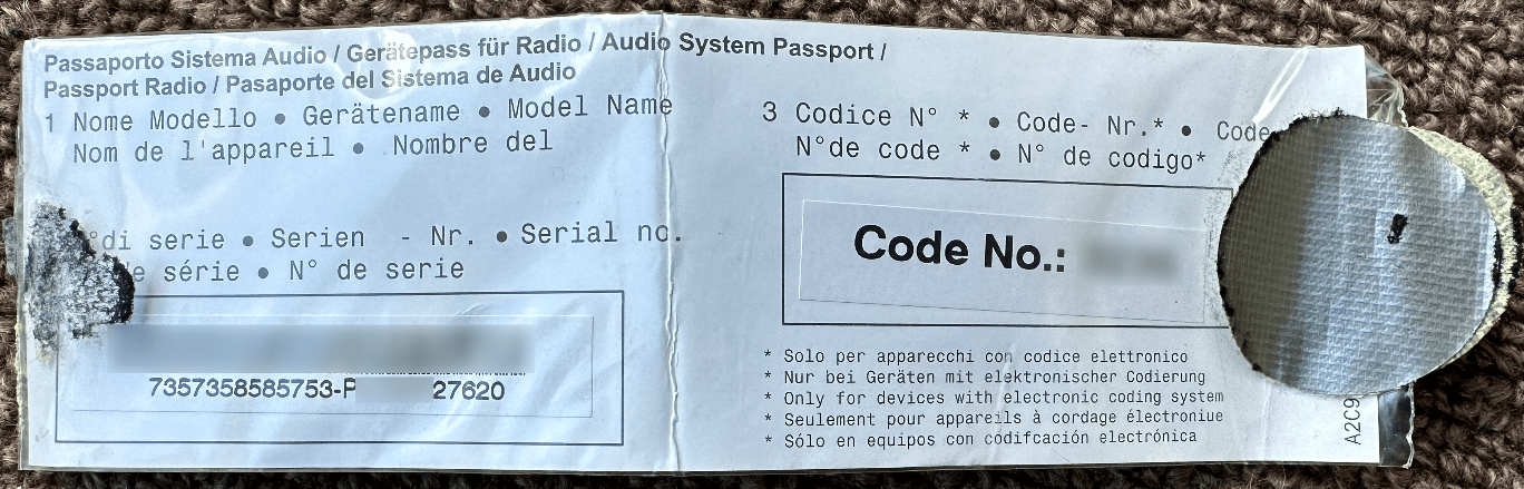 Radio passport