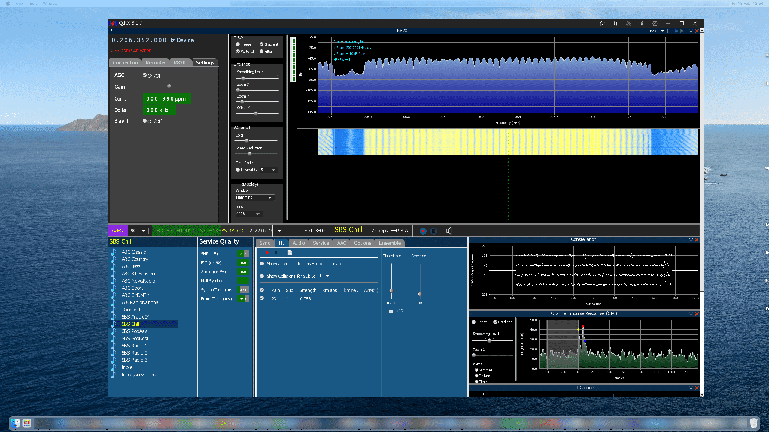 QRZ running on macOS